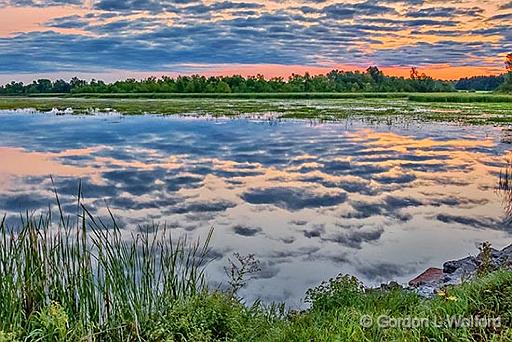 Irish Creek Sunrise_P1180129-30.jpg - Photographed near Eastons Corners, Ontario, Canada.